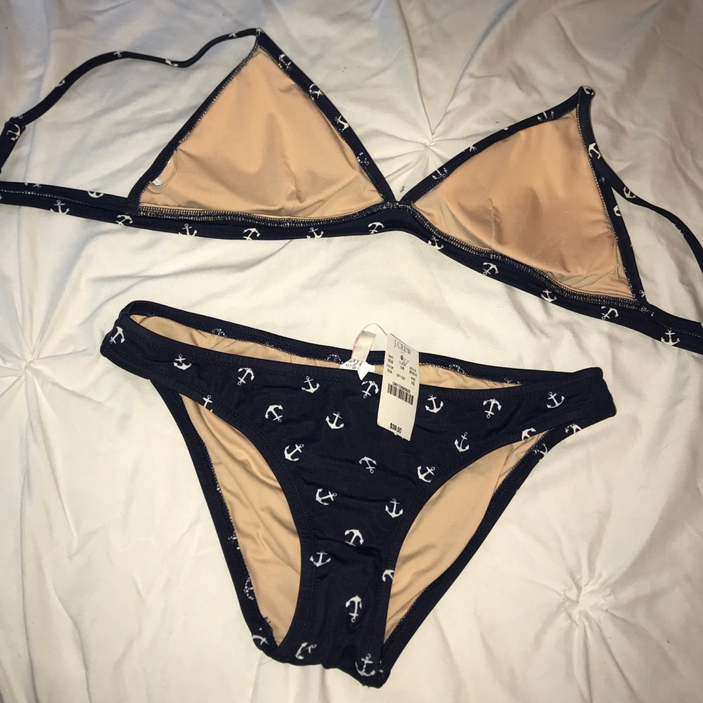 JCrew anchor two piece swim suit - Picture 4 of 5